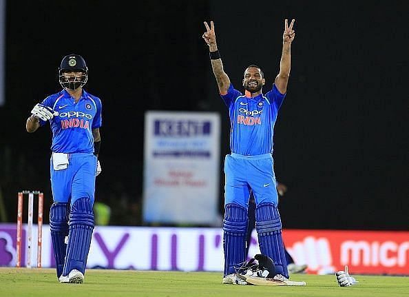 Shikhar Dhawan and Virat Kohli's partnership took India to an easy win